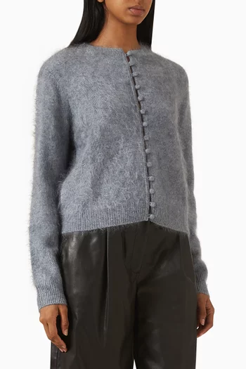 Jada Cardigan in Brushed Cashmere