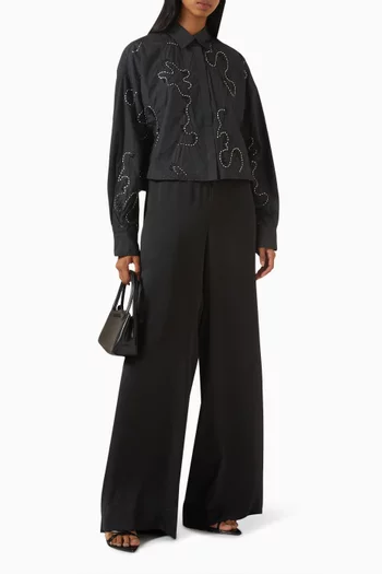 قميص بياتريس مطرز قطن