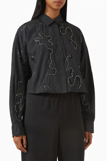 قميص بياتريس مطرز قطن