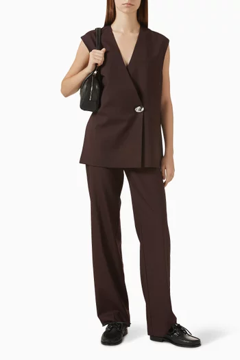 Francine Waistcoat in Wool-blend