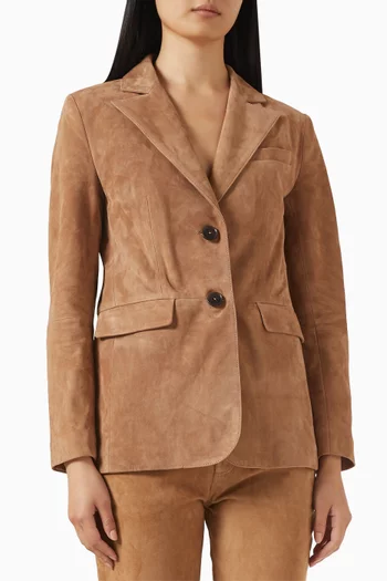Minorca Blazer in Suede