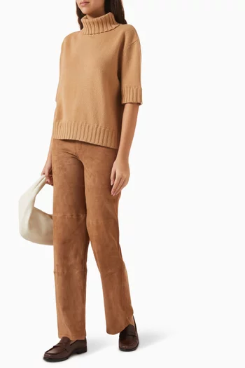 Marina Pants in Suede