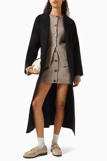 Suza Belted Coat in Wool