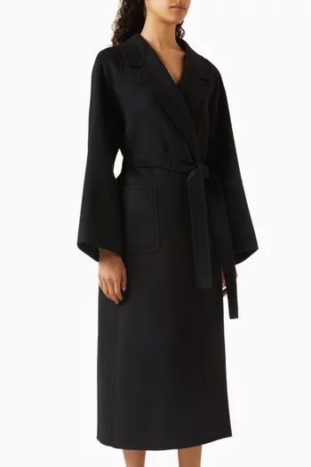 Suza Belted Coat in Wool