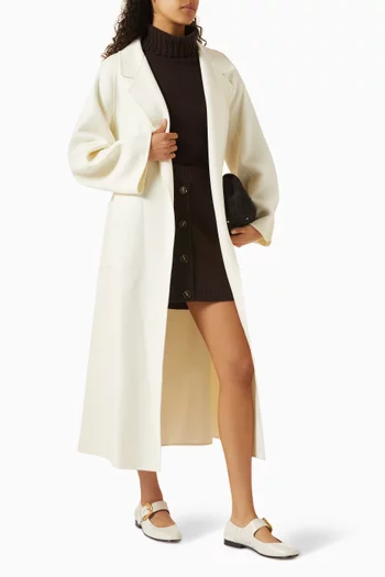 Suza Belted Coat in Wool