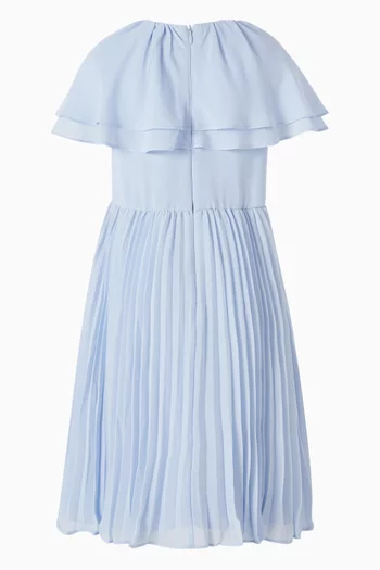 Pleated Dress in Chiffon