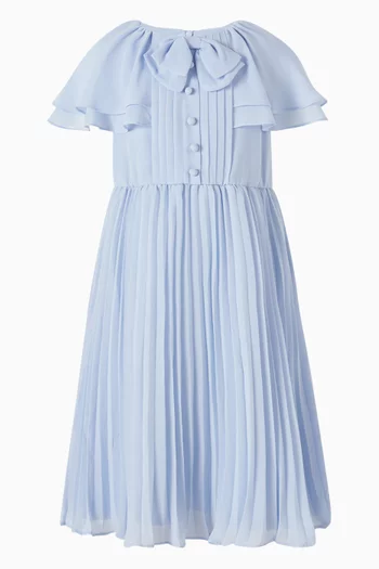 Pleated Dress in Chiffon