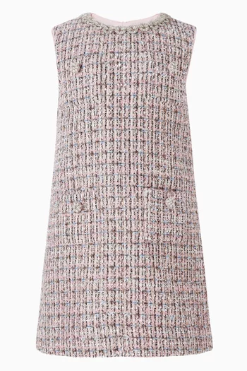 Shift Dress in Boucle