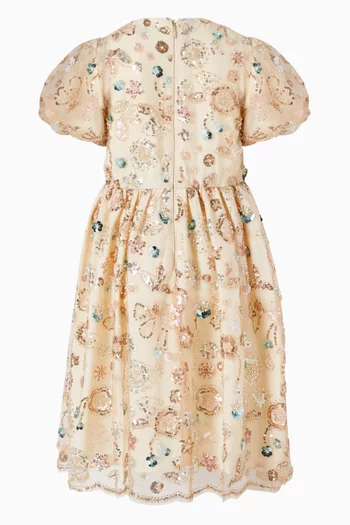 Sequin Embroidered Dress