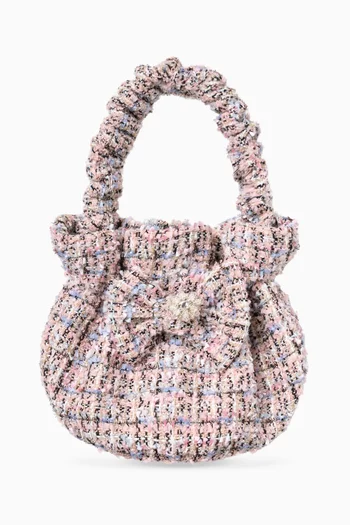 Bow Bag in Bouclé