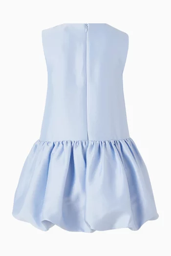 Bubble-hem Dress in Taffeta