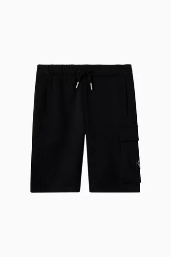 Drawstring Cargo Shorts