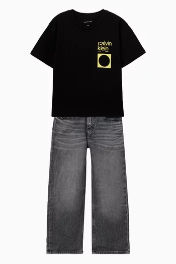 City Scene Relaxed T-shirt in Cotton