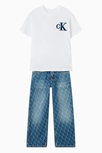 Festive Graphic T-shirt in Cotton