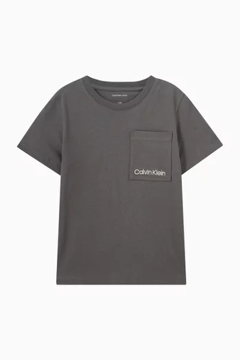 Logo Pocket T-shirt in Cotton