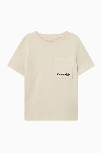 Logo Pocket T-shirt in Cotton