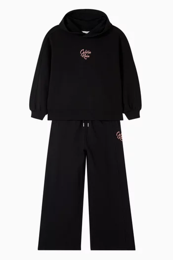 Logo Hoodie in Cotton-terry