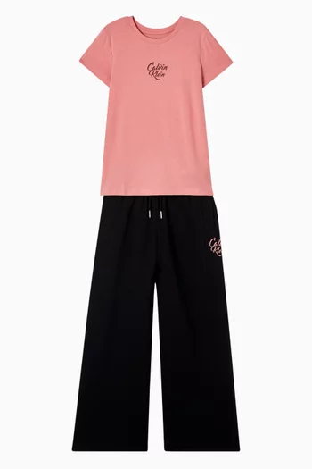 Script Logo T-shirt in Cotton-jersey