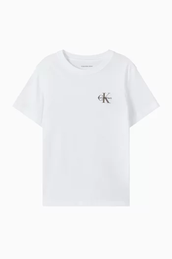 Monologo T-shirt in Cotton