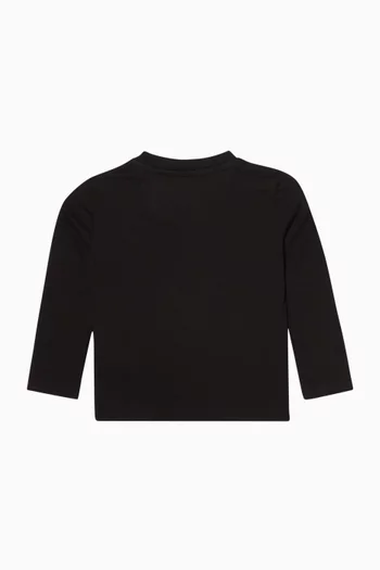 Logo T-shirt in Stretch Cotton-jersey