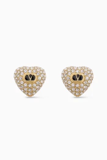 Coeur Royal Swarovski® Earrings in Metal