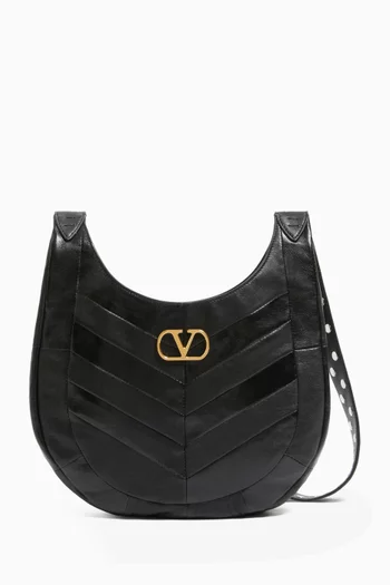 Small Hoboho Bag in Nappa Leather