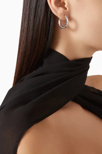 Small C Hoop Earrings