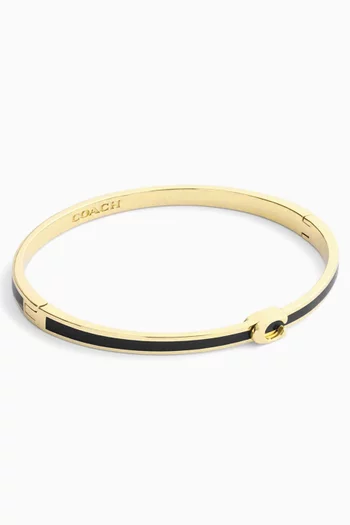 سوار بمفصلة مطلي بالمينا نحاس مطلي