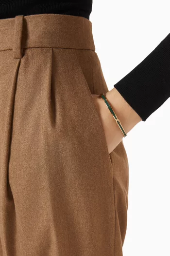 سوار بمفصلة مطلي بالمينا نحاس مطلي