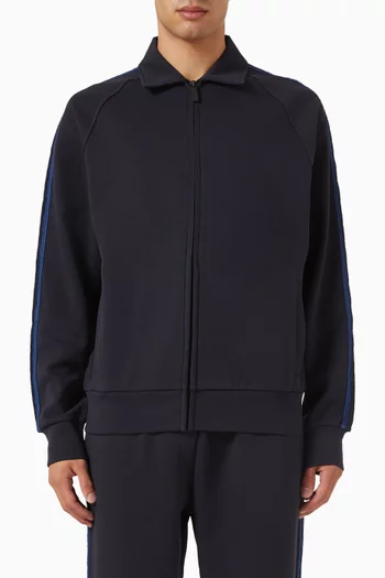 Otto Zip Sweatshirt in Organic Cotton-blend