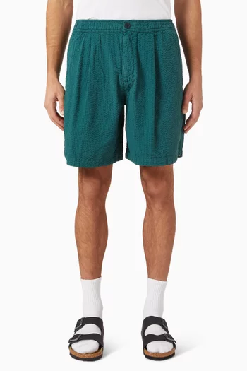 Fuller Shorts in Cotton Seersucker