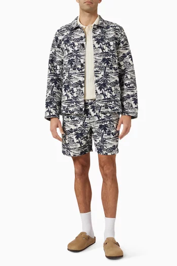 Iggy Beach Jacquard Jacket in Cotton-blend