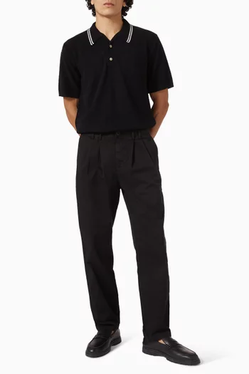 Albion Polo Shirt in Bouclé Cotton