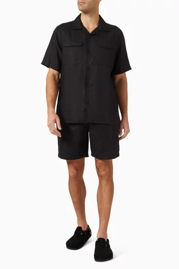 Bartlett Washed Shirt in Linen