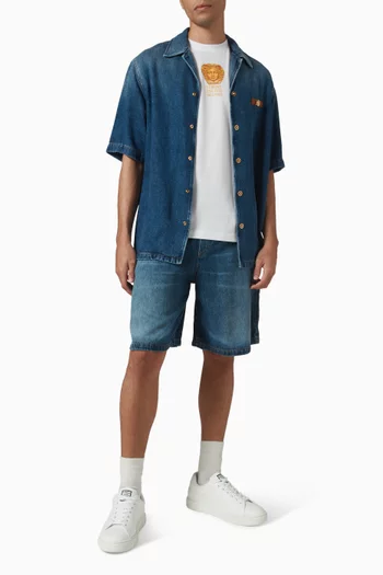 تي شيرت بطبعة هول اوف ستاتيوس ميدوسا قطن