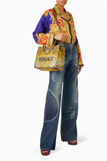 حقيبة يد لا ميدوسا صغيرة قنب