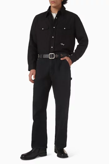 Western Shirt in Linen