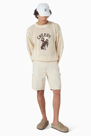 Carpenter Shorts in Canvas