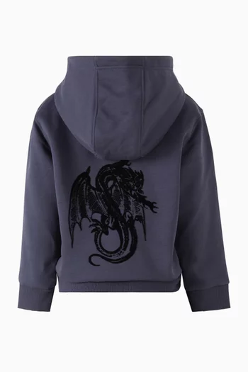 Logo Hoodie in Cotton