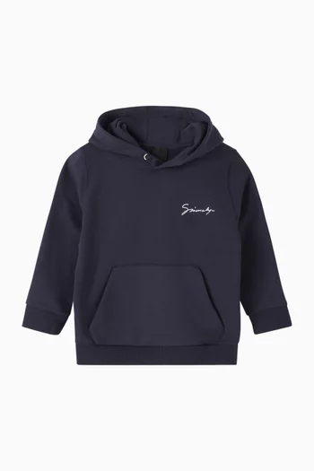 Logo Hoodie in Cotton