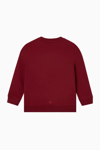 Logo Sweatshirt in Cotton Blend