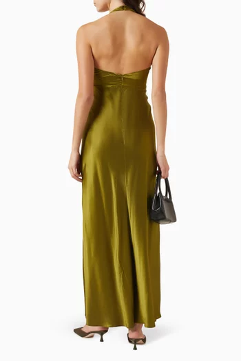 Daniela Maxi Dress in Silk