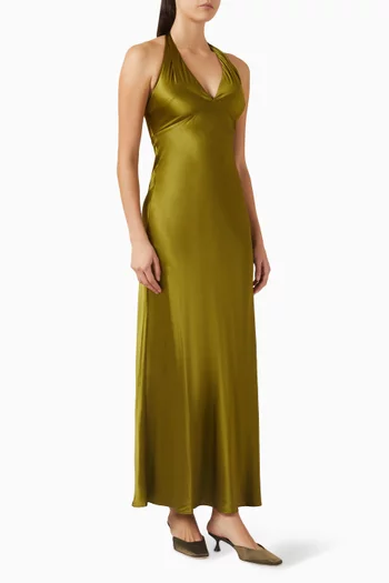 Daniela Maxi Dress in Silk