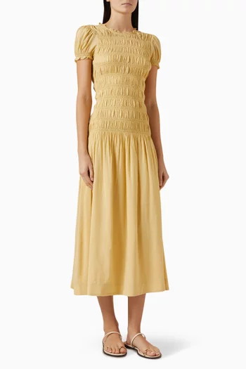 Kiria Midi Dress in Organic-cotton
