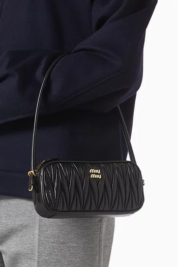 Matelassé Nappa Leather Pouch