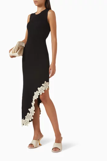Rilo Floral Maxi Dress in Mesh