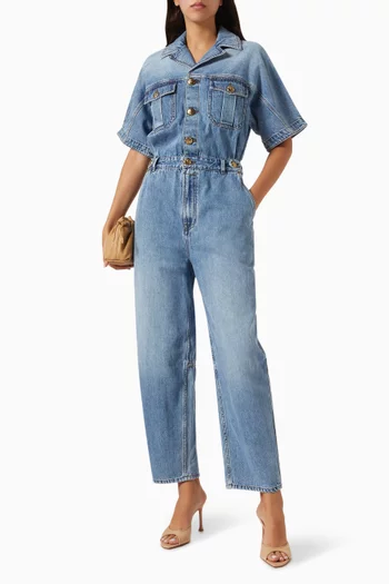 Utility Jumpsuit in Denim