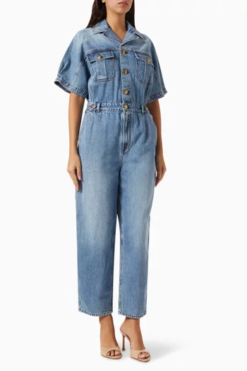 Utility Jumpsuit in Denim