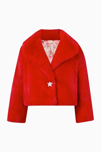 Lucia Jacket in Faux-fur