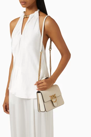 Mini Love One Top-handle Bag in Leather